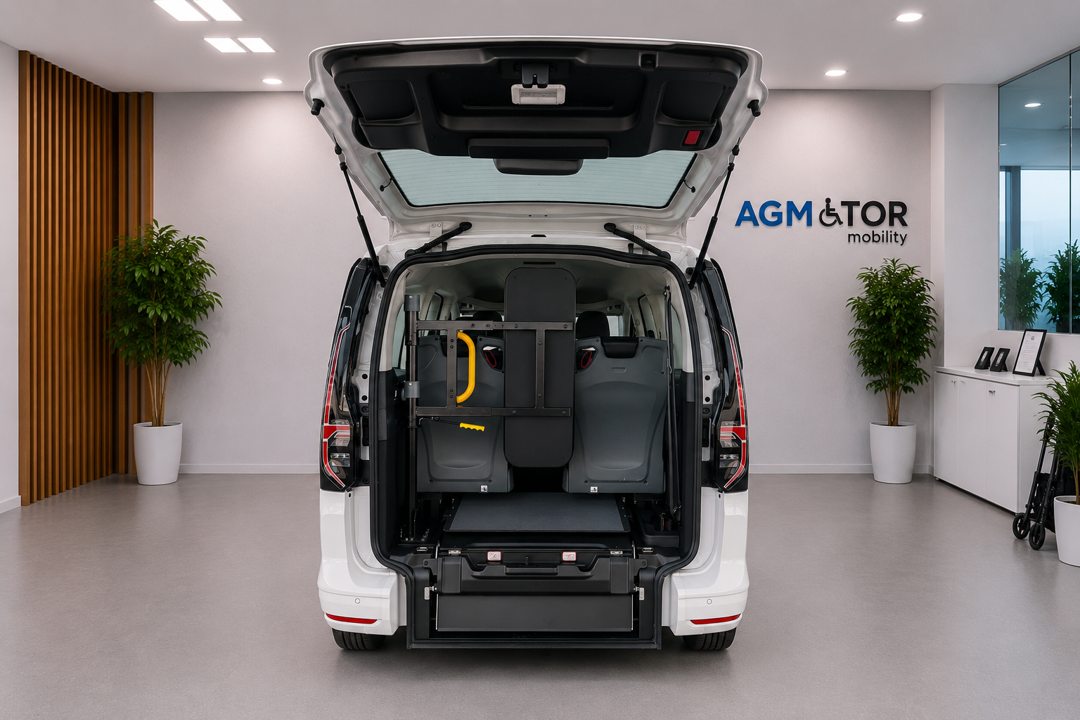 Nuevo Volkswagen Caddy Maxi híbrido enchufable adaptado para PMR